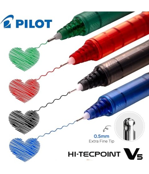 قلم بايلوت سائل v5 Hi-Techpoint مقاس 0.5 ملم